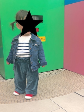 「1歳6ヶ月」｜「アイテム（その他）」を使った、★.soopyさん（キッズ・80cm）の春コーディネート