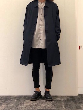 「Dr. Martens（ドクターマーチン）のDr.Martens / ドクターマーチン 1461 3EYE GIBSON SHOE 3ホール ギブソン シューズ ブーツ（ブーツ）」を使った、tokkiiさん（メンズ・170cm）の春コーディネート