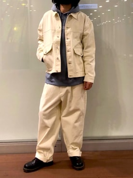 「ILL'S（イルズ）のアイテム（ジャケット/アウター）」を使った、tokkiiさん（メンズ・170cm）の冬コーディネート