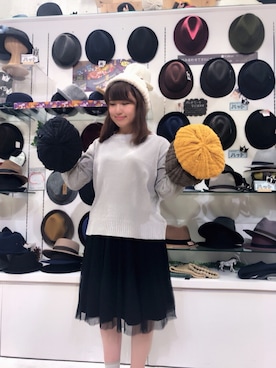 「14+（イチヨンプラス）のアイテム」を使った、14+ イオンモール草津店 スタッフさん（レディース・160cm）の秋コーディネート