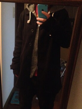 「Aqua Timezのアイテム（パーカー、グレー系）」を使った、IKuMiさん（レディース・150cm）の冬コーディネート