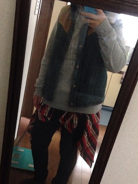 「腰巻きシャツ」｜IKuMiさん（レディース・150cm）の春コーディネート