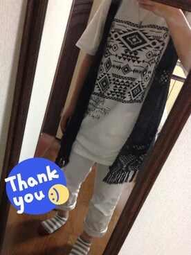 「HVC（エイチブイシー）のアイテム」を使った、IKuMiさん（レディース・150cm）の夏コーディネート