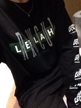「LEFLAH（レフラー）のアイテム（Tシャツ/カットソー、ブラック系）」を使った、IKuMiさん（レディース・150cm）の秋コーディネート