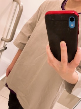 「PAL GROUP STOCKのアイテム（Tシャツ/カットソー、ベージュ系）」を使った、IKuMiさん（レディース・150cm）の夏コーディネート