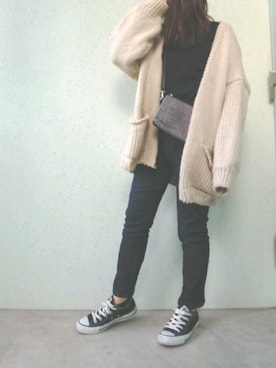 「アイラブCONVERSE」｜あ やさん（レディース・147cm）の秋コーディネート