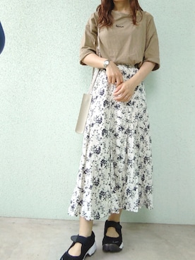 「アシンメトリー」｜あ やさん（レディース・147cm）の夏コーディネート