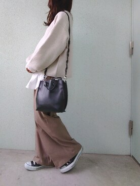 「CONVERSE（コンバース）のconverse（コンバース） ALL STAR OX（オールスターOX）（スニーカー）」を使った、あ やさん（レディース・147cm）の冬コーディネート