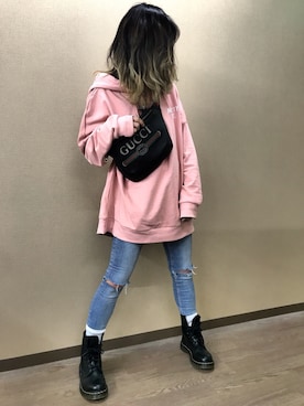 「CODY SANDERSON（コディサンダーソン）のアイテム」を使った、うみさん（レディース・157cm）の夏コーディネート
