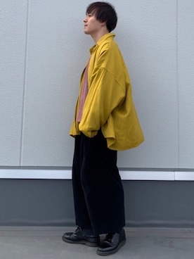 「WhoWhat（フーワット）のアイテム（ジャケット/アウター）」を使った、としぼうさん（メンズ・166cm）の冬コーディネート