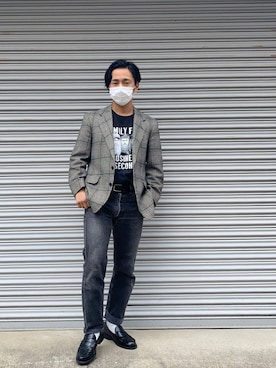 「リーバイス」｜イスケさん（メンズ・166cm）の春コーディネート