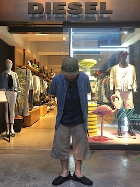 「PORTER CLASSIC（ポータークラシック）のアイテム」を使った、manabu iwasakiさん（メンズ・162cm）の春コーディネート