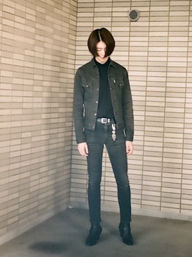 「N.HOOLYWOOD」｜「アイテム（デニムジャケット）」を使った、soraさん（メンズ・174cm）の春コーディネート