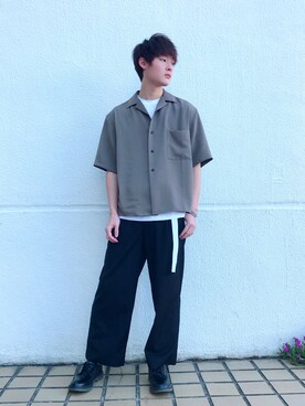 「ROXD（ロッド）のアイテム（ブレスレット）」を使った、うーいぇいぇいさん（メンズ・176cm）の春コーディネート