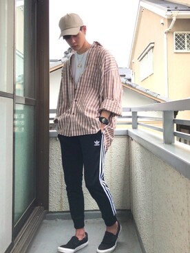 うーいぇいぇいさんの（adidas | アディダス）を使ったコーディネート