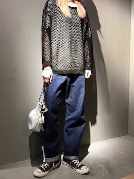 「メンズライクコーデ」｜「アイテム（その他トップス）」を使った、tmmさん（レディース・167cm）の夏コーディネート