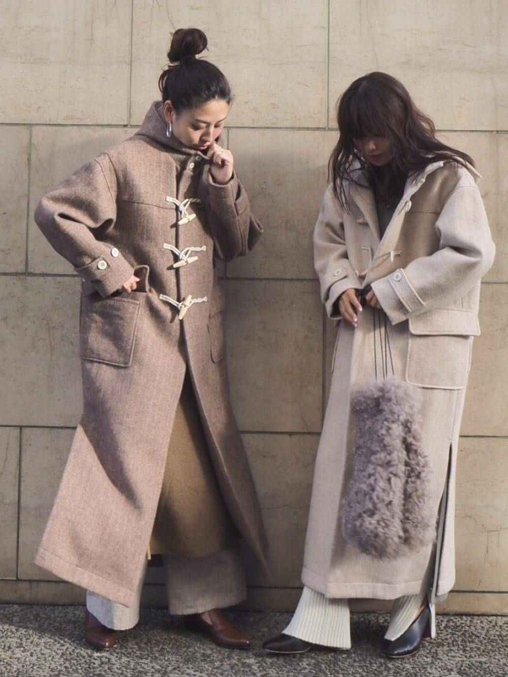 ETRE TOKYOのダッフルコートを使った人気ファッションコーディネート