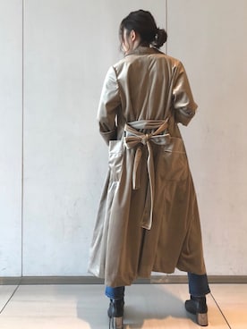 「ETRE TOKYO（エトレトウキョウ）のアイテム（その他アウター）」を使った、ETRÉ TOKYO officialさん（レディース・156cm）の秋コーディネート