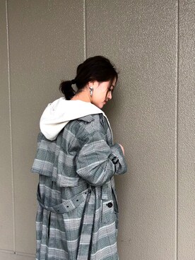 「平成最後のWEARISTAセンバツ」｜「アイテム（トレンチコート）」を使った、ETRÉ TOKYO officialさん（レディース・156cm）の春コーディネート