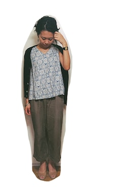 「ivory court（アイボリーコート）のアイテム」を使った、aikoさん（レディース・158cm）の秋コーディネート