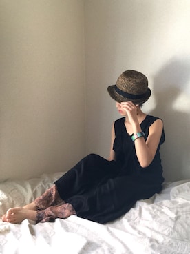 「KBF+」｜「アイテム（帽子）」を使った、aikoさん（レディース・158cm）の夏コーディネート
