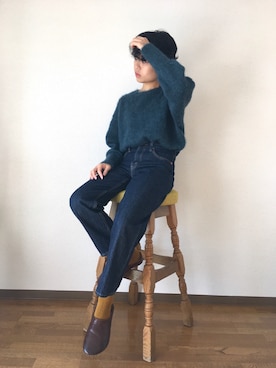 「comm. arch.（コムアーチ）のアイテム」を使った、aikoさん（レディース・158cm）の冬コーディネート