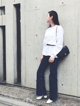 「ヤヌーク」｜「アイテム（ブーツ）」を使った、mayuさん（レディース・165cm）の冬コーディネート