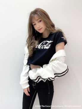 「GYDA」｜「アイテム（ブルゾン）」を使った、mikuさん（レディース・160cm）の春コーディネート