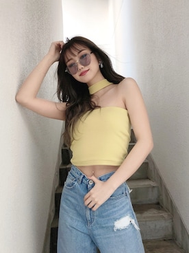 「スタッフコーデ」｜mikuさん（レディース・160cm）の春コーディネート