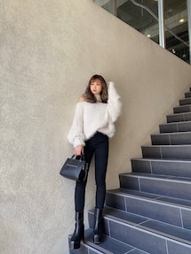 2WAYシャギーニット トップス｜ジェイダ（GYDA）アウトレット公式通販