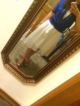 「Marie femme（マリーファム）のアイテム」を使った、ゆらさん（レディース・155cm）の夏コーディネート