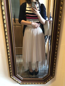 「POOL SIDE（プールサイド）のアイテム（パンプス）」を使った、ゆらさん（レディース・155cm）の夏コーディネート