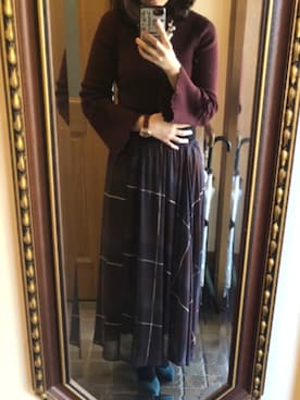 ゆらさん（レディース・155cm）の秋コーディネート