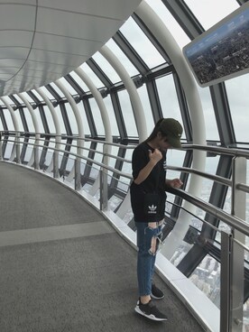 「Tokyo Skytree」｜林育亭さん（レディース・155cm）の春コーディネート