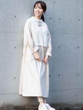 「miniyu（ミニュウ）のアイテム（ワンピース/ドレス）」を使った、La SRIC officialさん（レディース・164cm）の冬コーディネート