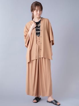「miniyu（ミニュウ）のアイテム」を使った、La SRIC officialさん（レディース・164cm）の夏コーディネート