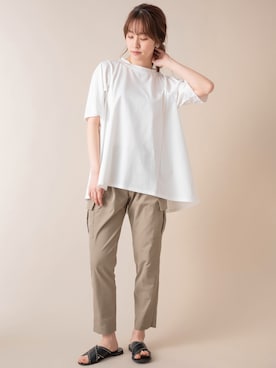 「miniyu（ミニュウ）のアイテム」を使った、La SRIC officialさん（レディース・164cm）の夏コーディネート