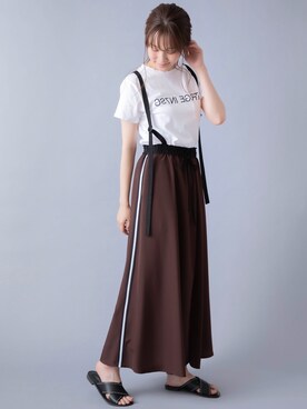 「miniyu（ミニュウ）のアイテム」を使った、La SRIC officialさん（レディース・164cm）の夏コーディネート
