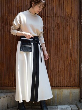 「miniyu（ミニュウ）のアイテム」を使った、La SRIC officialさん（レディース・164cm）の秋コーディネート