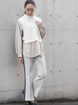 「miniyu（ミニュウ）のアイテム」を使った、La SRIC officialさん（レディース・159cm）の冬コーディネート