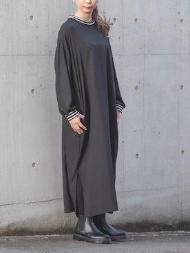 「miniyu（ミニュウ）のアイテム（ワンピース/ドレス）」を使った、La SRIC officialさん（レディース・159cm）の冬コーディネート