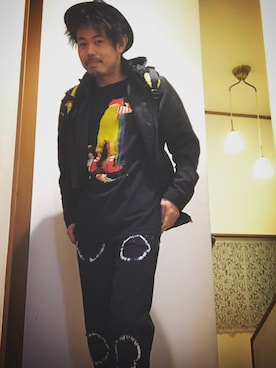 「RATTLE TRAP（ラトルトラップ）のアイテム（ブルゾン）」を使った、BABUさん（メンズ・168cm）の秋コーディネート