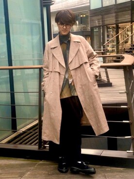 「UNITED TOKYO（ユナイテッドトウキョウ）のアイテム（その他アウター）」を使った、Takuya Otakeさん（メンズ・172cm）の冬コーディネート