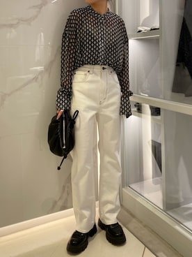 simさん（レディース・151cm）の冬コーディネート