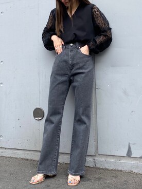 simさん（レディース・151cm）の春コーディネート