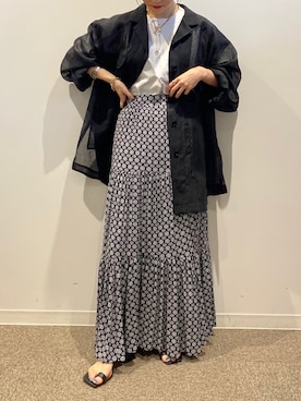 「Ezick（エジック）のアイテム」を使った、simさん（レディース・151cm）の春コーディネート