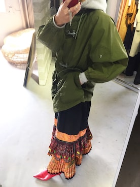 「ファイヤーマンジャケット」｜yosinoさん（レディース・162cm）の冬コーディネート
