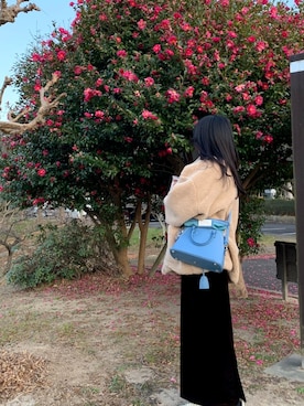 「マルジェラ」｜「アイテム（ブルゾン）」を使った、Ayumiさん（レディース・153cm）の冬コーディネート