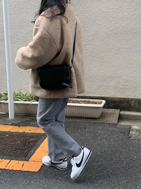 「GOGOSING（ゴゴシング）のアイテム（ジャケット/アウター）」を使った、Ayumiさん（レディース・153cm）の冬コーディネート
