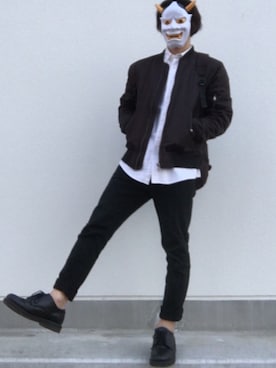 「ドラフトリーバイス」｜I×2落０よさん（メンズ・174cm）の冬コーディネート
